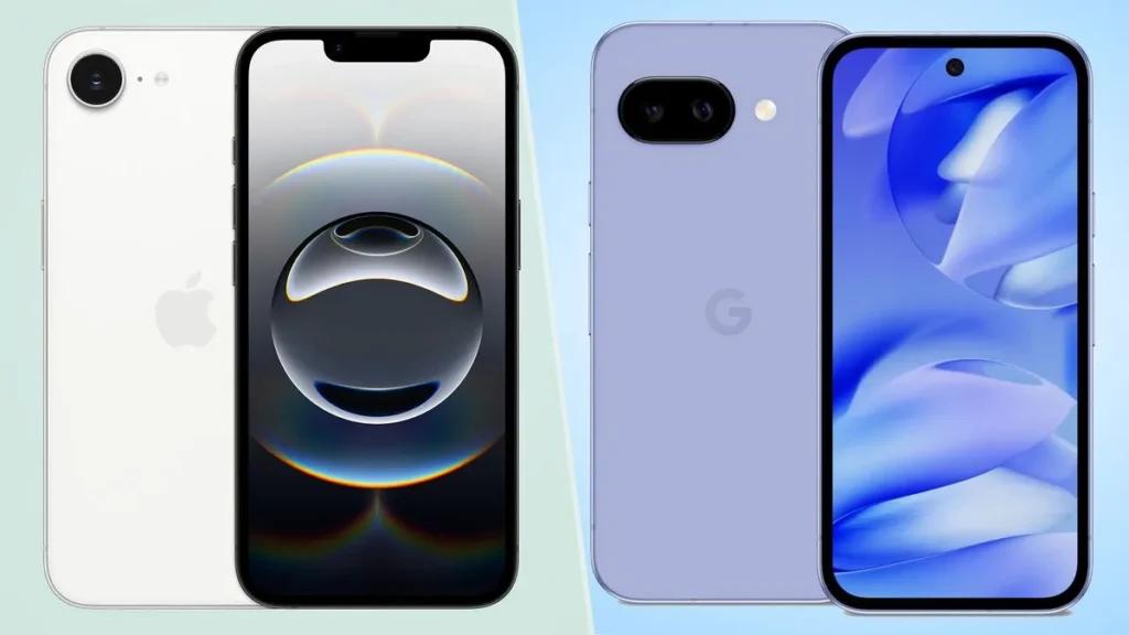 Google Pixel 9a vs iPhone 16e